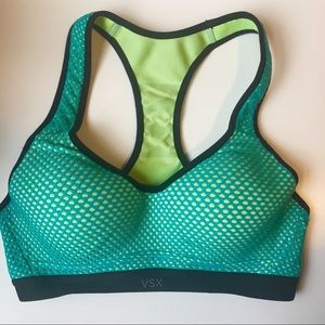 VSX Blue/Green Padded Sports Bra - 32B